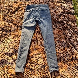 1969 Denim Legging Jeans Faded Black / Grey Size 29 / 8